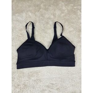 Old Navy PowerSoft Black Sports Bra Light Support Size S